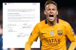 Neymar's contract shows he earns less than £77k-a-year