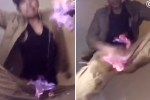 Man on fire