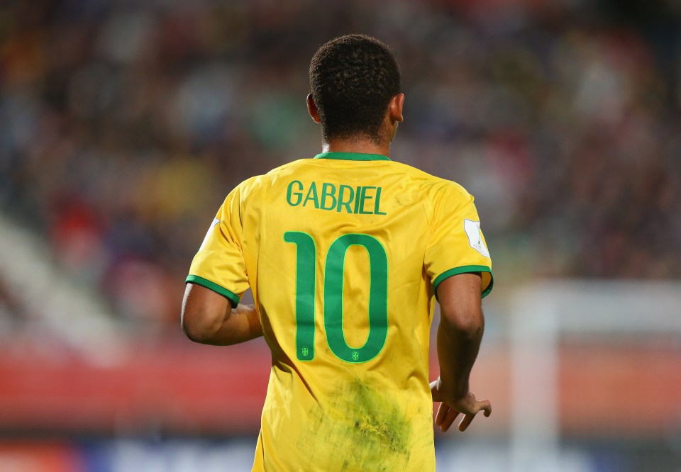 AUCKLAND, NEW ZEALAND - JUNE 20: Gabriel Jesus of Brazil during the FIFA U-20 World Cup Final match between Brazil and Serbia at North Harbour Stadium on June 20, 2015 in Auckland, New Zealand. (Photo by Alex Livesey - FIFA/FIFA via Getty Images)
