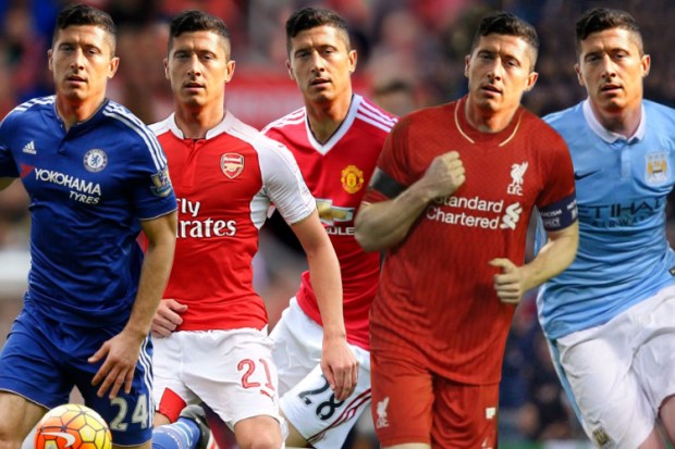 Robert Lewandowski has been linked with Chelsea, Manchester United, Man City, Arsenal and Liverpool