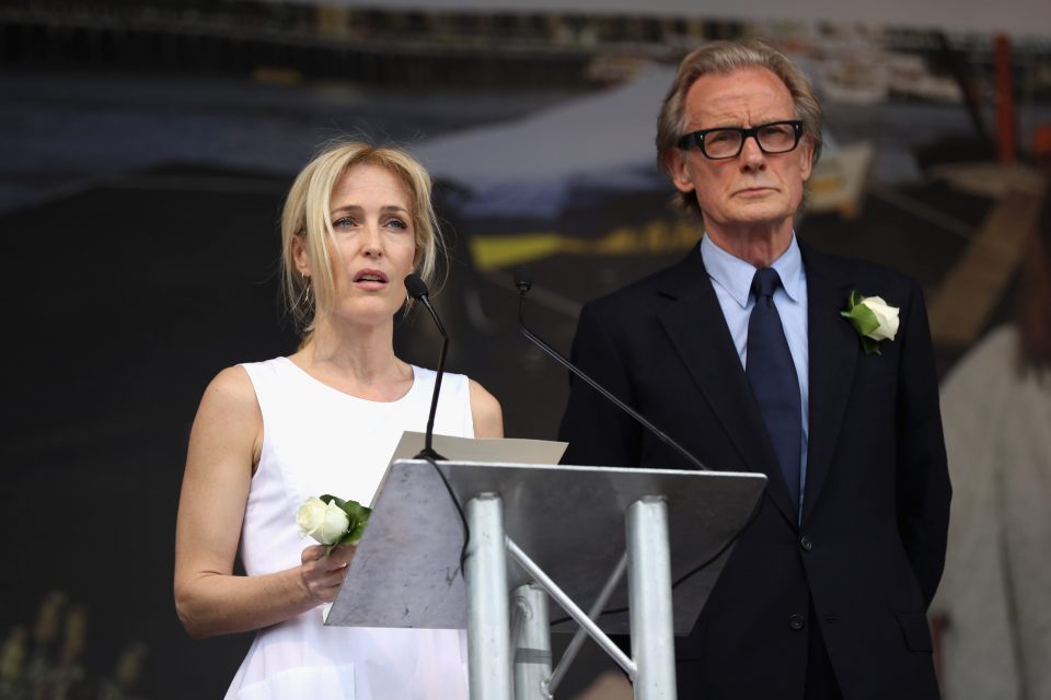 Gillian Anderson and Bill Nighy