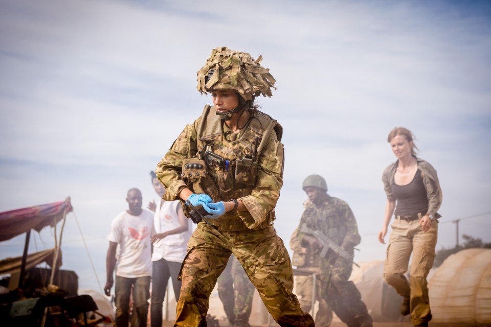 The star's training included hostile environment training 