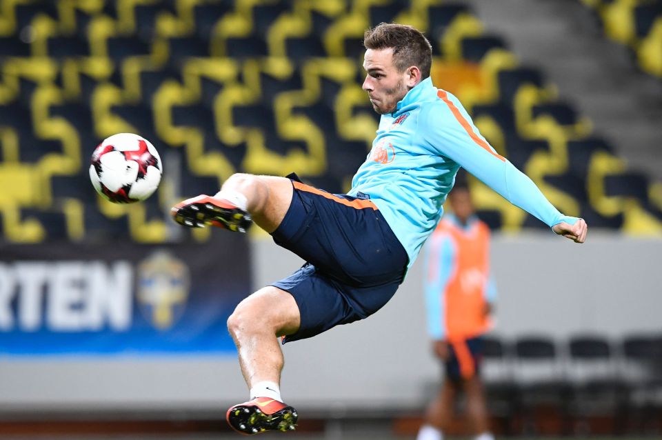 Flying Dutchman has 3 goals in seven international caps - including one against England