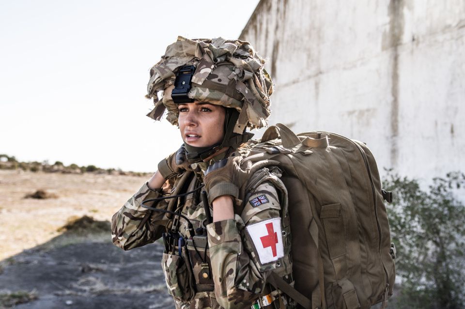 Michelle Keegan plays an army medic in the series