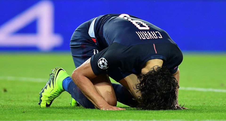Paris Saint-Germain's Uruguayan forward