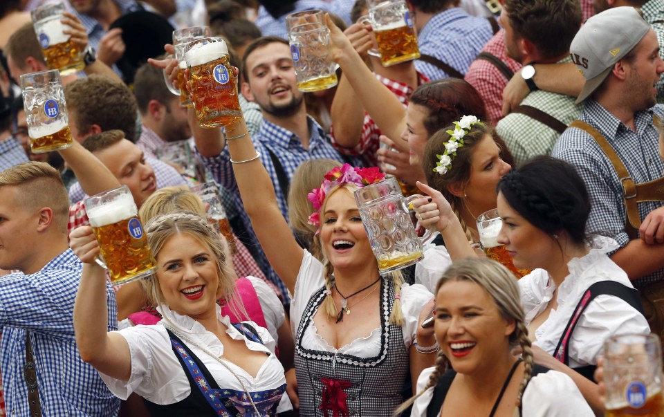 Oktoberfest kicks off on Saturday and people are getting into the swing of it already