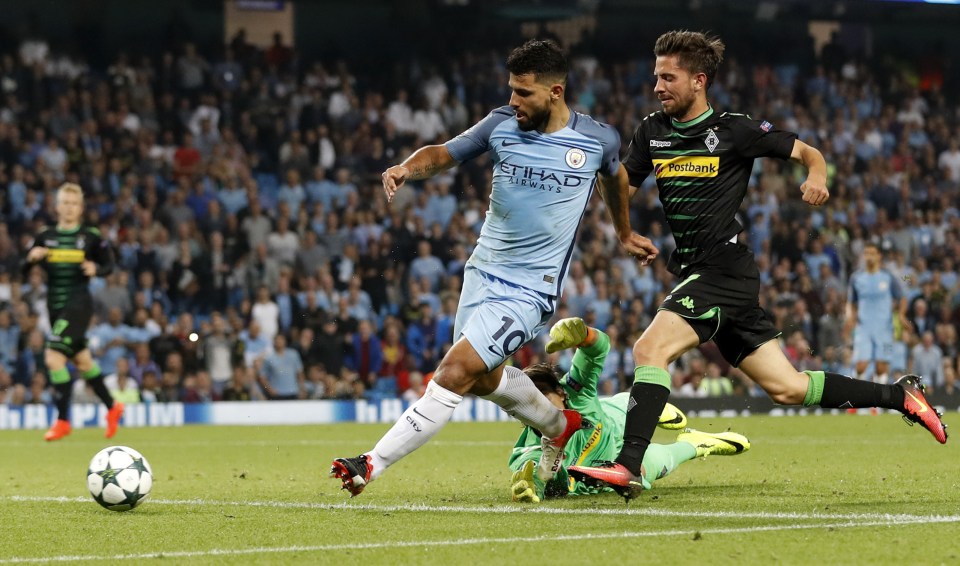 Aguero gets his third goal in a rearranged fixture