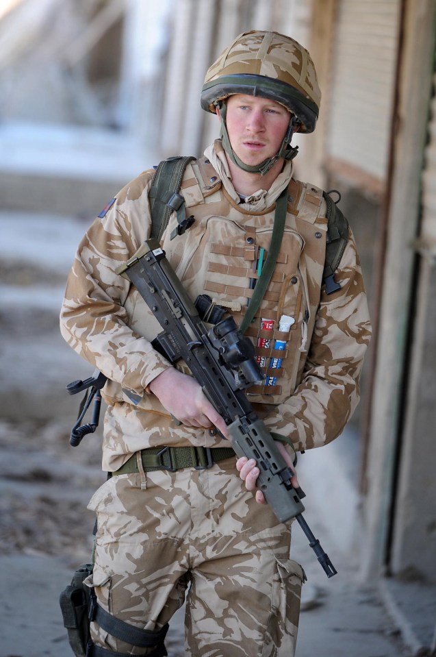 Harry served as an Army officer for ten years