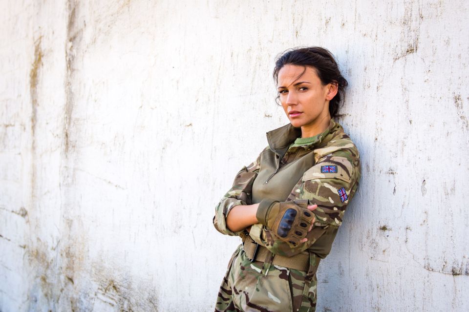 Michelle wowed in her performance as Lance Corporal Georgie Lane