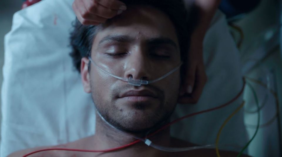 Finale scenes saw Elvis risk his life for Georgie