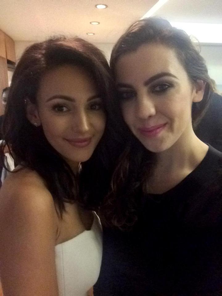  The Sun's Emma Brankin with Michelle Keegan at the NTAs