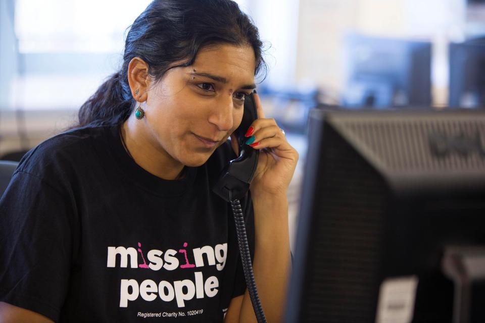  Charity Missing People can help those who are concerned about a loved one