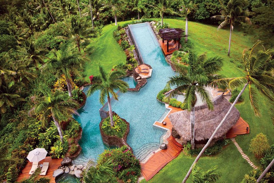 Hilltop Villa at Laucala Island comes with a private chef, nanny and butler