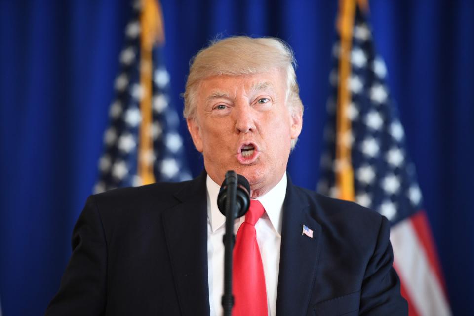  President Trump condemned the violence 'on many sides' following the car attack