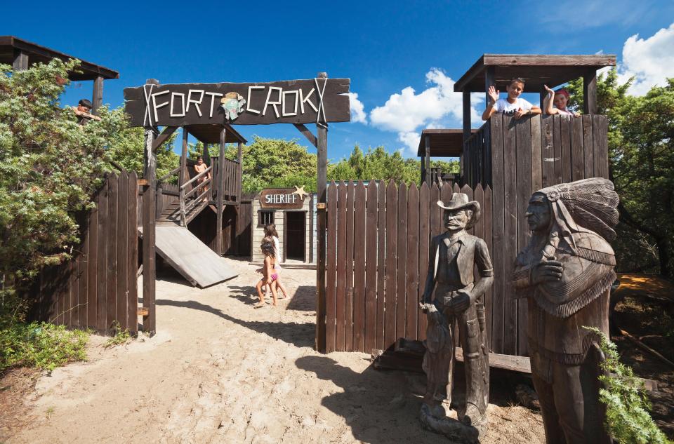  Kids had fun at the hotel's play area