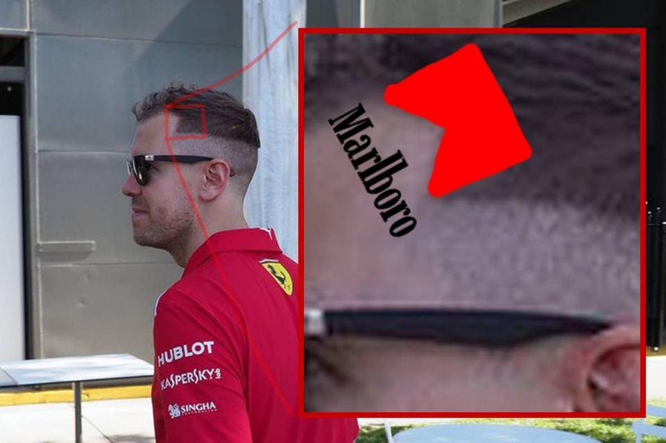 Someone even suggested it has something to do with Ferrari sponsor, Marlboro