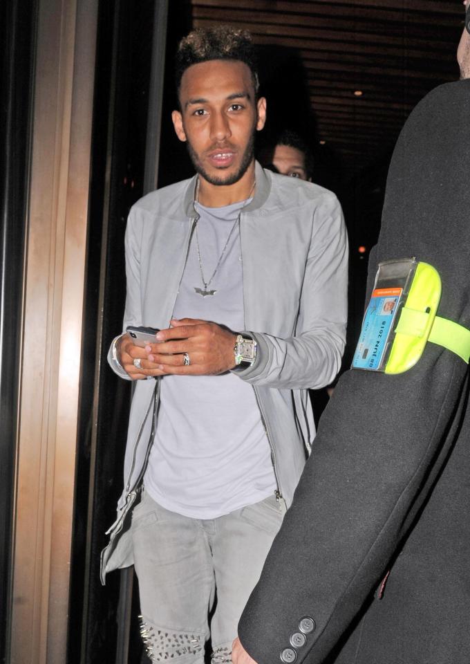 Arsenal star Pierre-Emerick Aubameyang was once spotted eating at Novikov