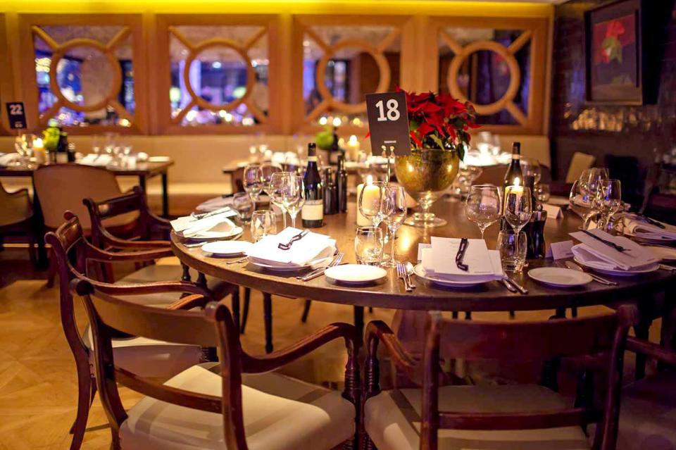 The decor at Novikov is split depending on which restaurant you're in