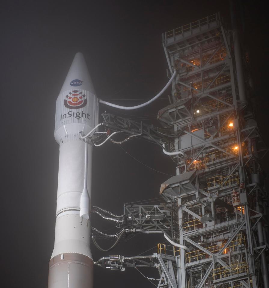  The rocket carrying the lander set off into space from California on May 5