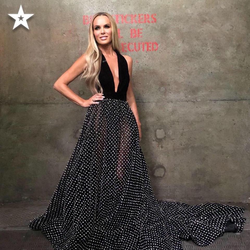  Amanda Holden wowed in a see-through dress