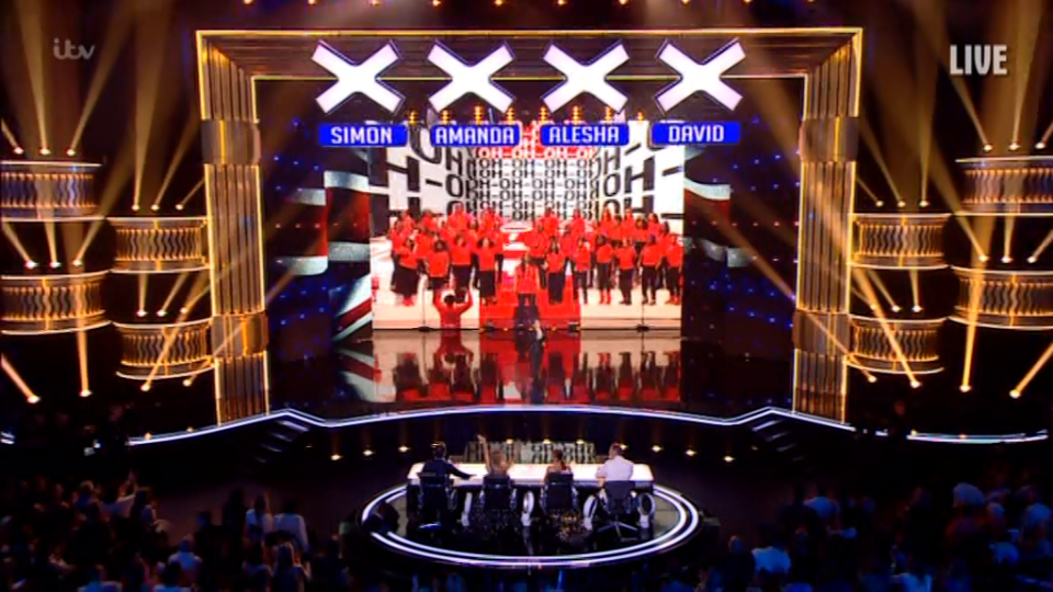  The B Positive choir were back as a wild card