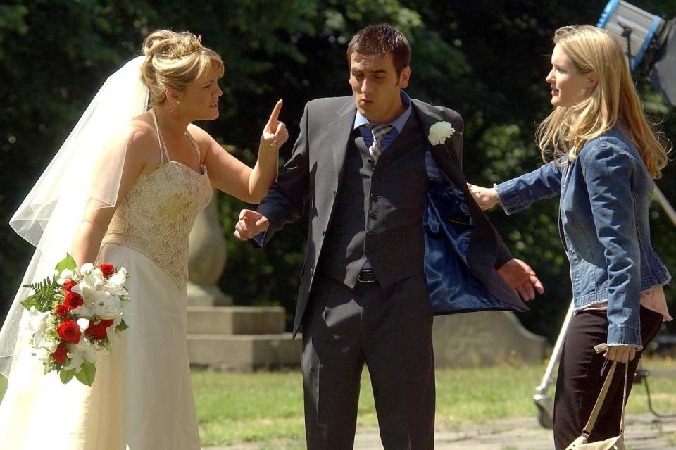 Peter Barlow married Lucy and Shelley at the same time and committed bigamy in Corrie