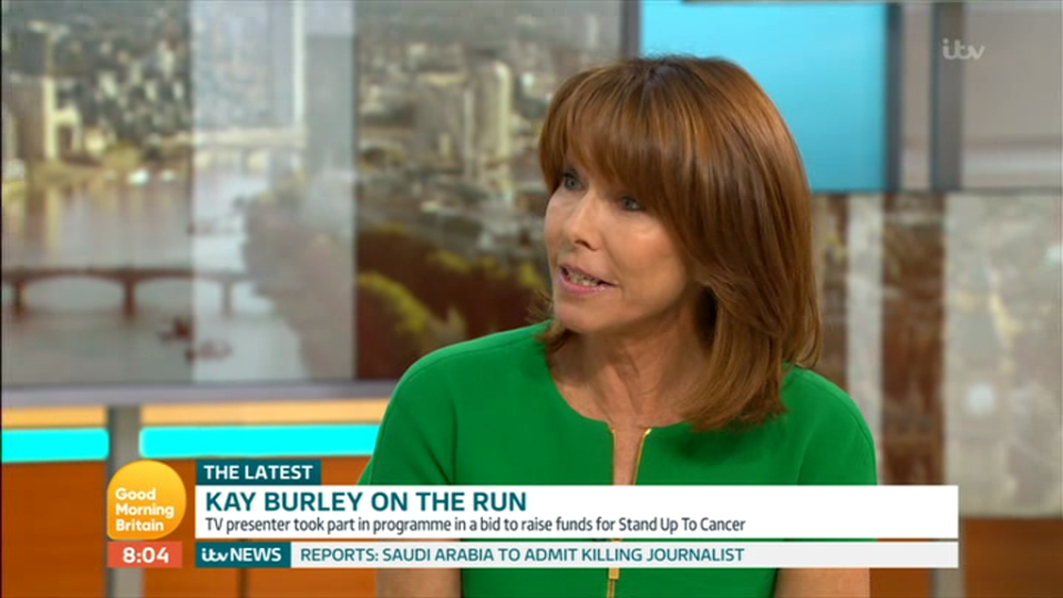  Kay opened up about her painful experience with cancer