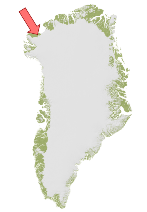 Greenland crater