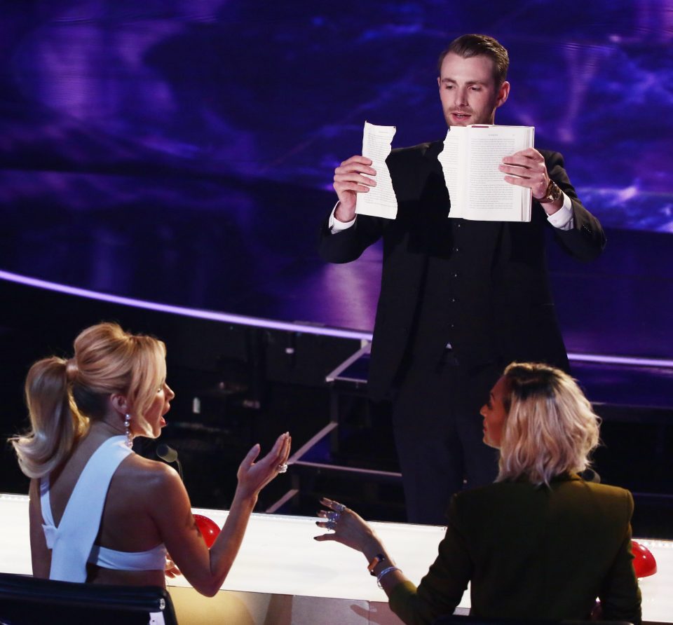  Richard in the live semi-finals in 2016