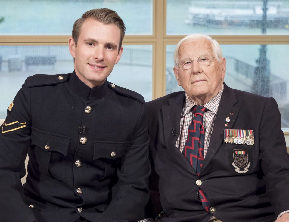  His act this year paid tribute to soldier and friend Fergus Anckorn