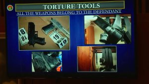  Some of the tools used to torture Gabriel are shown in the documentary