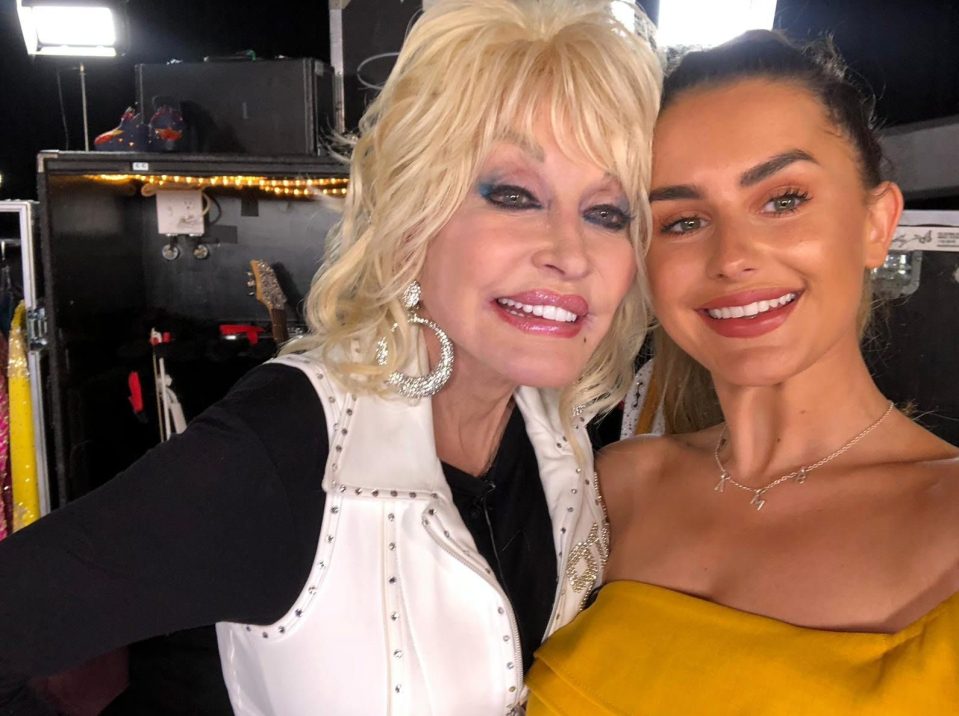  Amber starred in Dolly Parton's West End musical 9 to 5