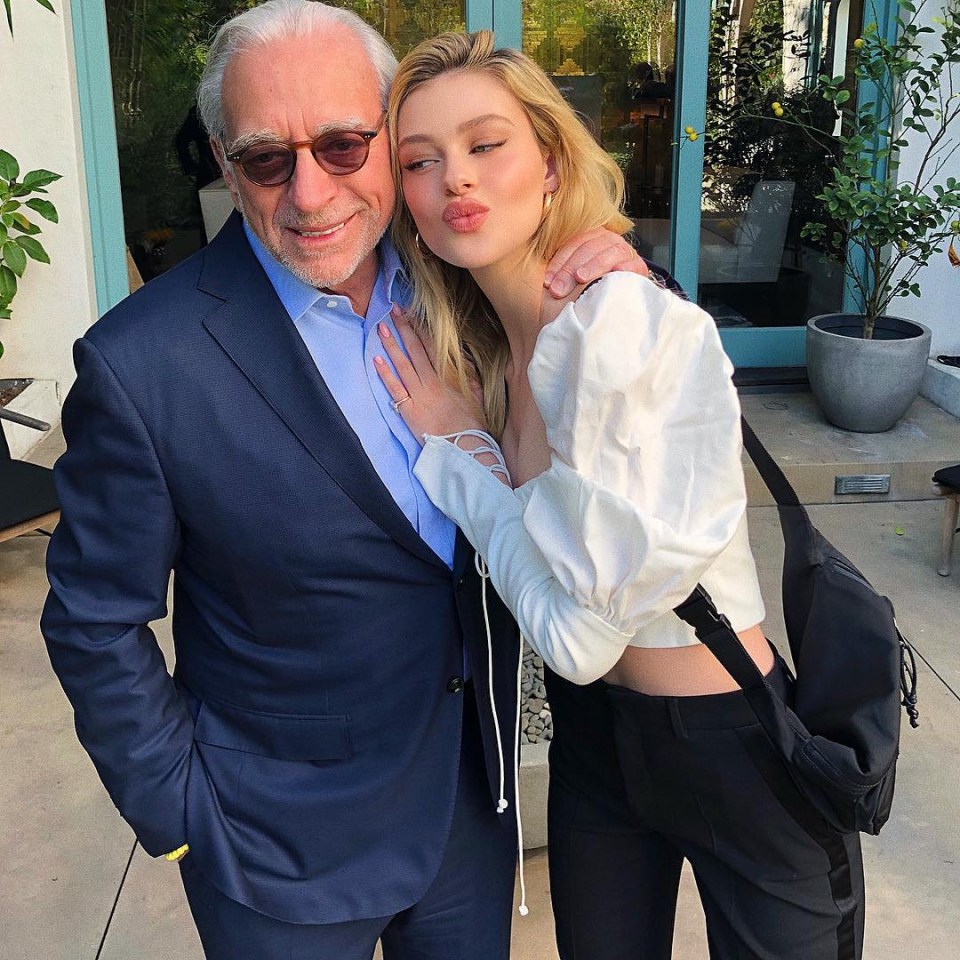 Nicola and her father Nelson