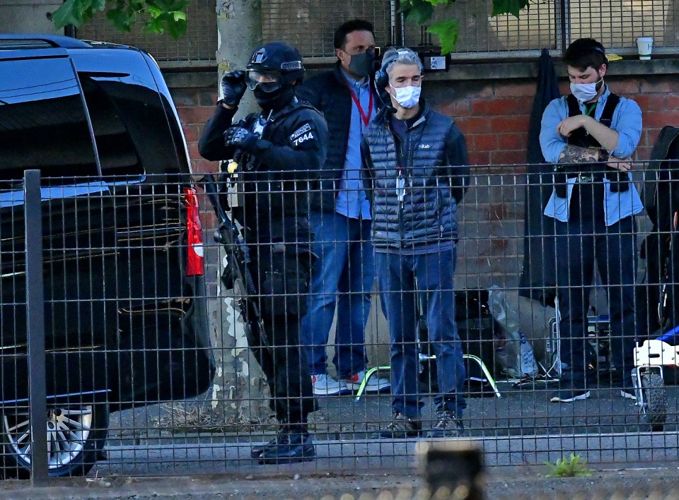 Shalom was all action as she was filming the sixth season of the thriller