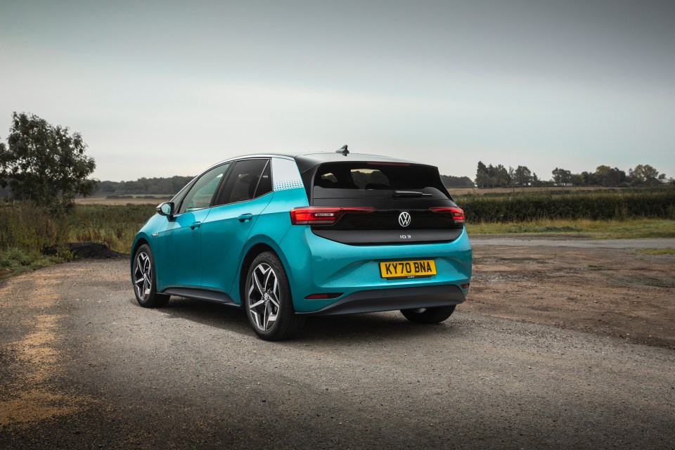The ID3's boot – at 385 litres – is a little bigger than the Golf’s
