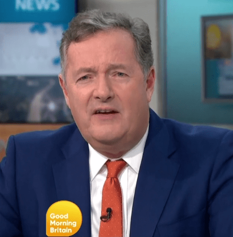 Piers Morgan told co-star Laura Tobin to show her legs on today's GMB