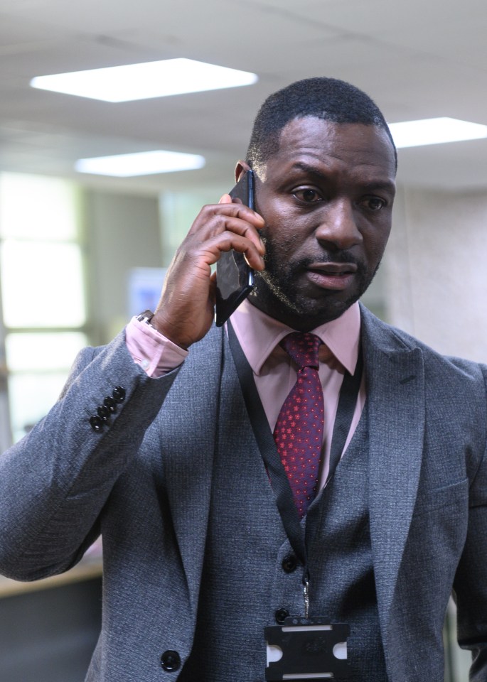 Richie Campbell is back as Grace's right-hand man DS Glenn Bransone