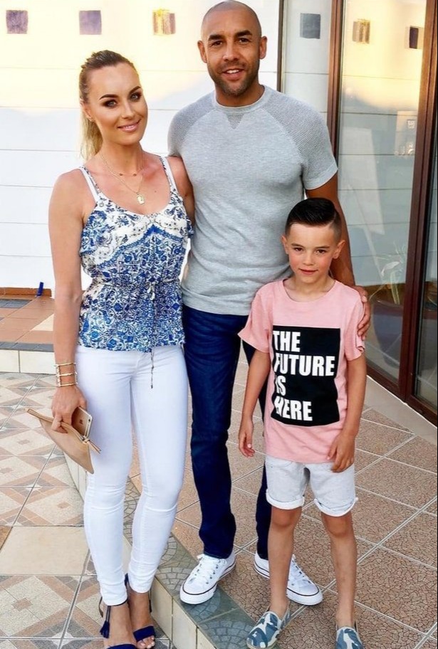 The family in happier times
