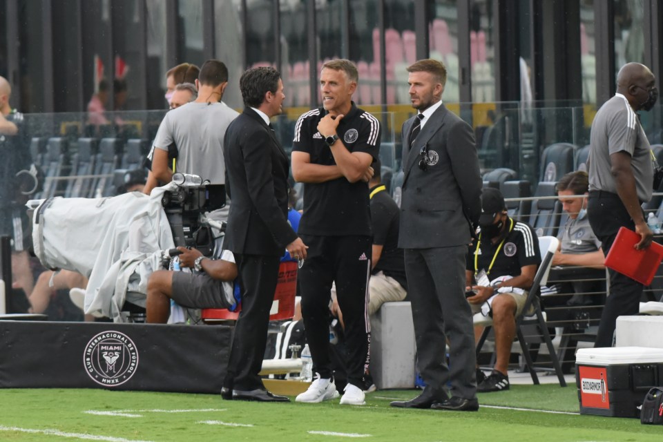 Becks was in the house hoping for a much needed victory
