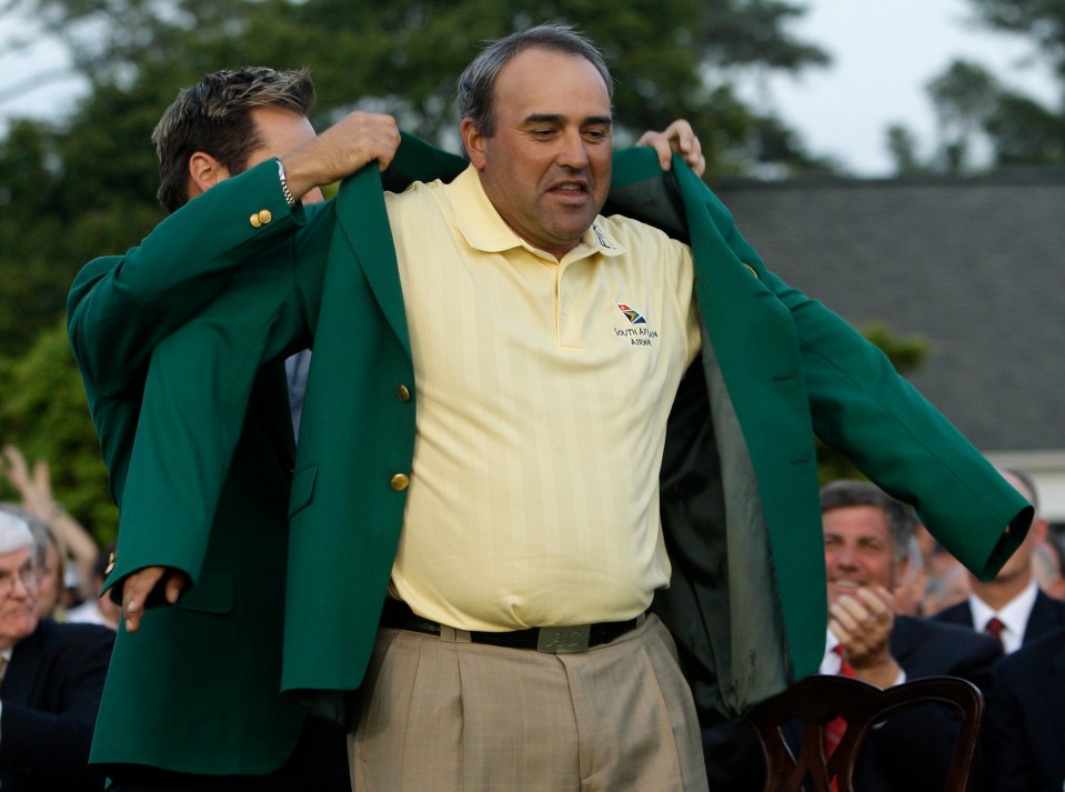 Angel Cabrera is a Masters champion having won the green jacket in 2009