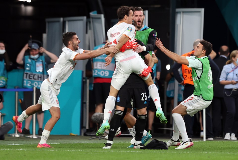 Spain reached the semi-finals of Euro 2020 after a penalty shootout win over 10-man Switzerland
