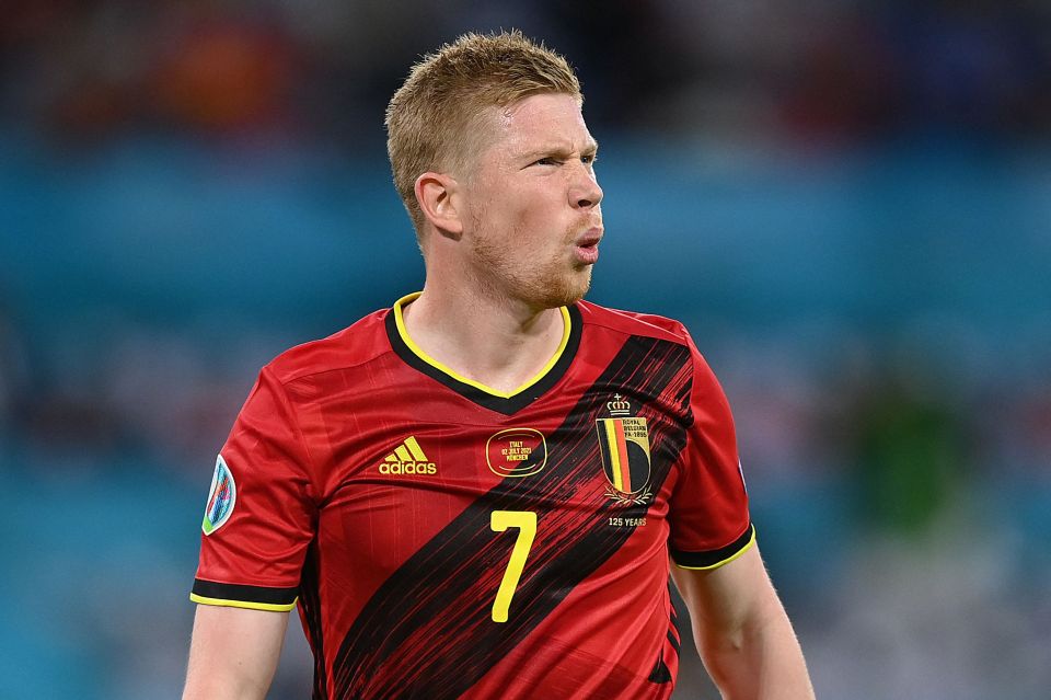 De Bruyne has starred for Man City and Belgium in 2021