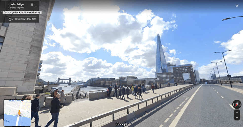 London Bridge with the Shard in 2019
