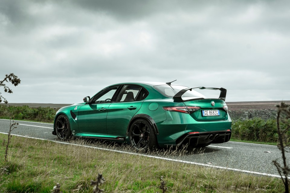 The GTAm costs £153k and the GTA — smaller rear wing, rear seats, no roll cage — is £149k