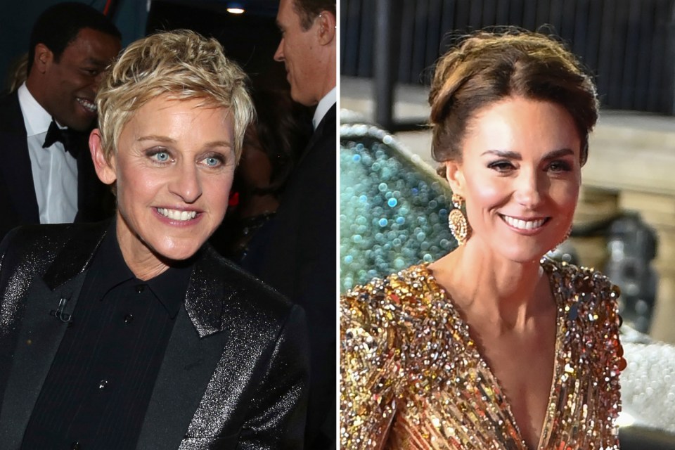 Ellen DeGeneres is the 15th cousin of none other than Kate Middleton