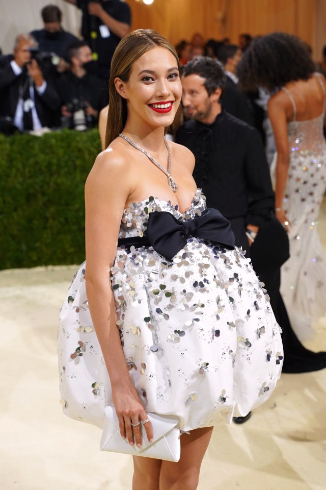 Last year, Gu turned heads at the Met Gala in a Carolina Herrera bubble dress