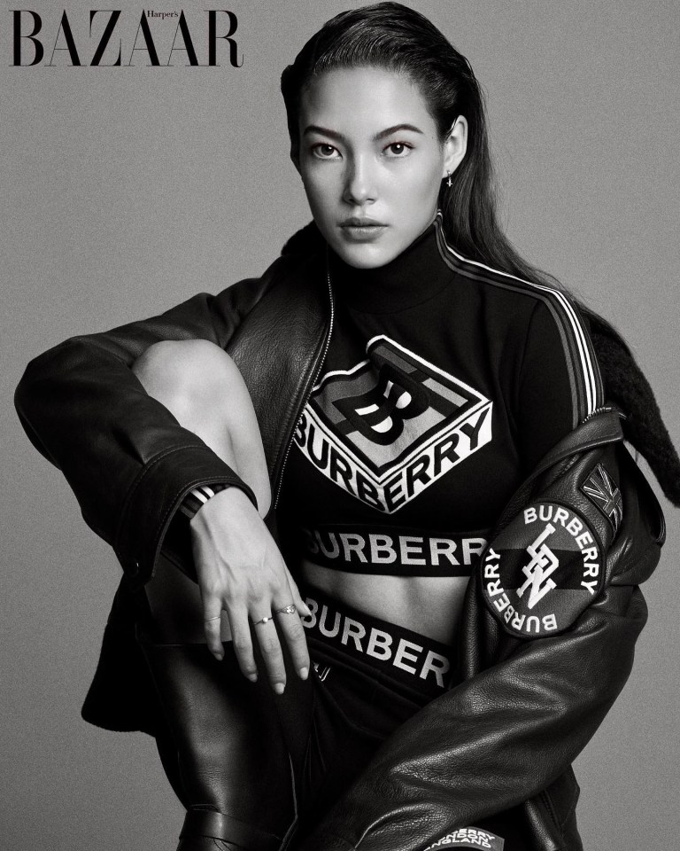 Harper's Bazaar put Gu on the front cover of their magazine