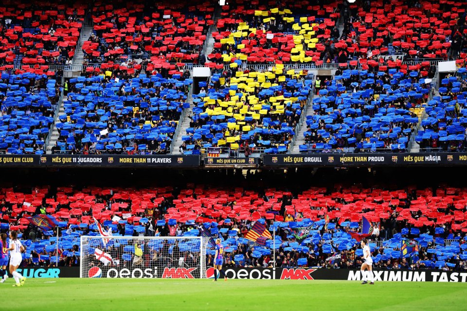 It was a special night at the Nou Camp