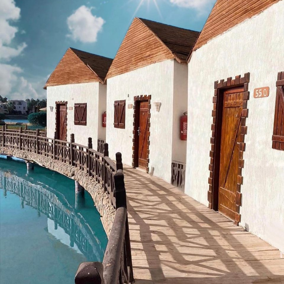 Travellers can experience overwater bungalows at the Panorama Bungalows in Egypt