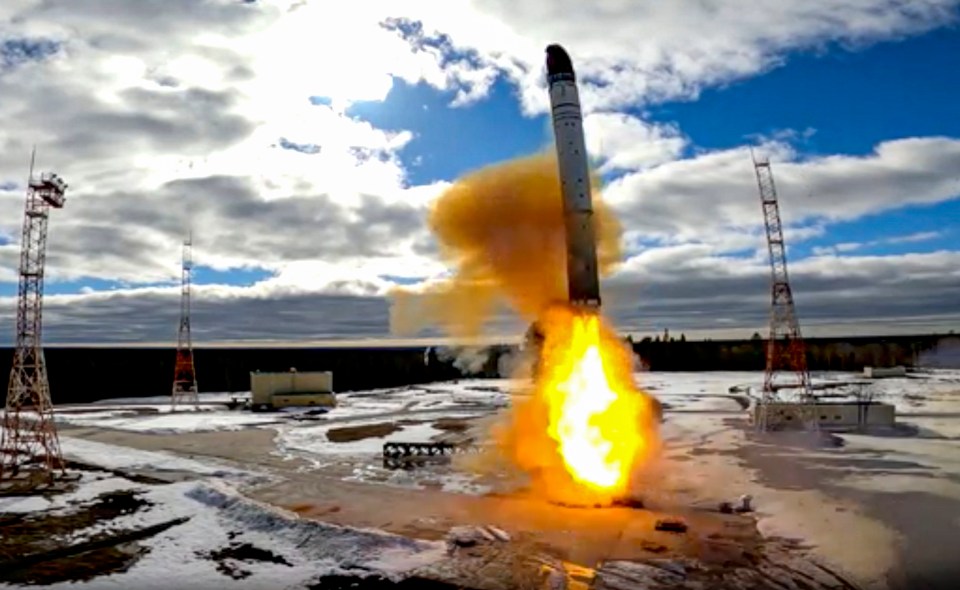 Russia's Sarmat missile Satan 2